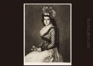 Lajeune Femme A La Rose by Francisco Goya Fuendetodos