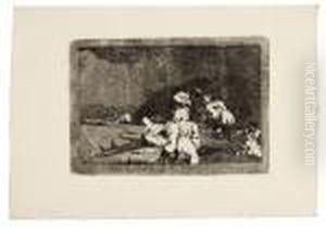 Bien Te Se Esta - It Serves You Right - Das Geschieht Dir Recht by Francisco Goya Fuendetodos