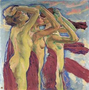 Die drei Grazien by Koloman Moser