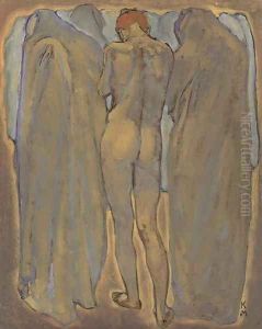 Weiblicher Akt by Koloman Moser