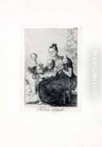 Caprichos No. 44. Hilan Delgado by Francisco Goya Fuendetodos