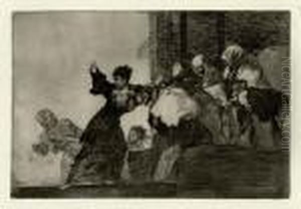 Los Proverbios Por Don Francisco
 Goya,publicala La Real Academia De Nobles Artes De San Fernando, 
Madrid,1864 - view 1