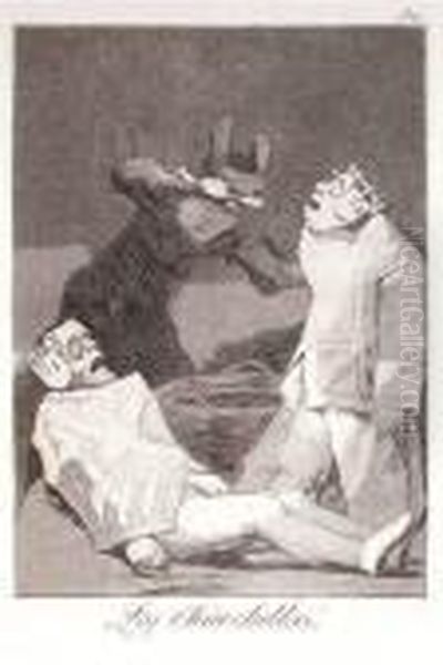 "los Chinchillas", Planche 50 De La Suite "los Caprichos" - view 1