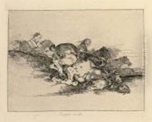 Two Plates, From
Los Desastres De La Guerra by Francisco Goya Fuendetodos