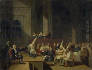 Vor Dem Tribunal Der Heiligen Inquisition.