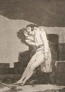 El Amor Y La Muerte by Francisco Goya Fuendetodos