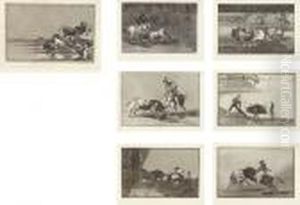 La Tauromaquia (d. 224-56; H. 204-36) by Francisco Goya Fuendetodos