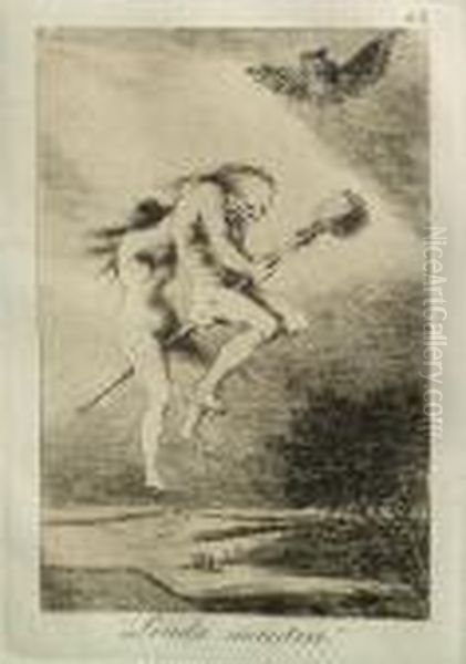 Ensayos; Linda Maestra (pls. 60 &amp; 68), From Los Caprichios (h. 95; 103), 1799 - view 1
