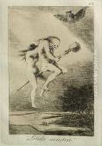 Ensayos; Linda Maestra (pls. 60 & 68), From Los Caprichios (h. 95; 103), 1799 by Francisco Goya Fuendetodos