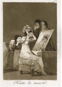 Hasta La Muerte, From: Los Caprichos by Francisco Goya Fuendetodos