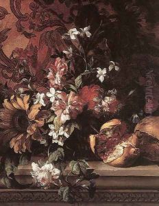 Flowers (2) by Jean-Baptiste Monnoyer