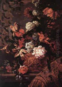 Flowers (1) by Jean-Baptiste Monnoyer