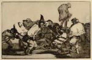 Los Proverbios: 18 Plates (harris 248-65) by Francisco Goya Fuendetodos