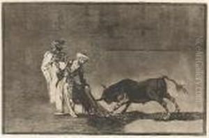 El Animoso Moro Gazul, Pl. 5; Los Moros Hacen Otro Capeo, Pl. 6, From Tauromaquia