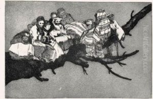 Los Proverbios (delteil 202-219; Harris 248-265) by Francisco Goya Fuendetodos