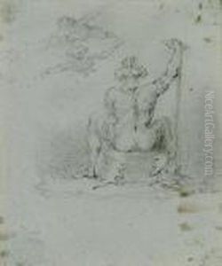 Study Of Fantastic Creatures by Francisco Goya Fuendetodos