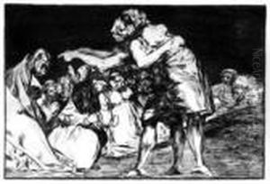 La Que Mal Marida Nunca Le Falta Que Diga by Francisco Goya Fuendetodos