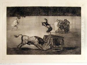 Otra Locura Suya En La Misma Plaza by Francisco Goya Fuendetodos