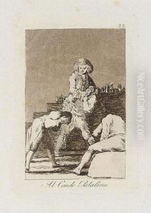 Al Conde Palatino; And Ya Es Hora (delteil 70, Harris 68; D.117, H.115) by Francisco Goya Fuendetodos