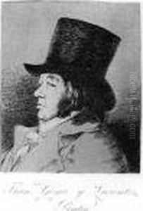 "autoportret W Cylindrze" 1797/1798 by Francisco Goya Fuendetodos