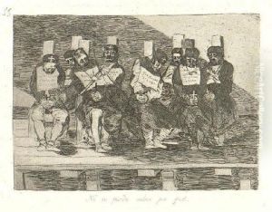 Nie Wiadomo Z Jakiego Powodu (z Cyklu "okropnosci Wojny") by Francisco Goya Fuendetodos