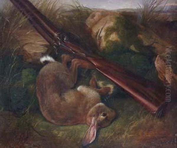 Still Life Game
Study Of A Shotgun And Rabbit - view 1