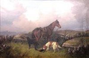 'the Day's Bag With Pony And Dogs'