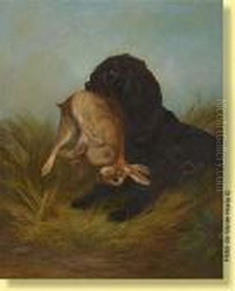 Chiende Chasse Et Sa Prise - view 1