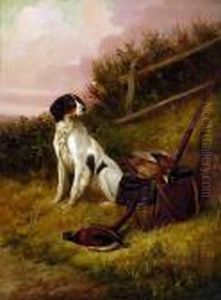 The Days Catch, Gun Dog And Pheasants by Colin Graeme Roe