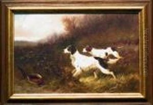 Setter And Pointer On Point by Colin Graeme Roe