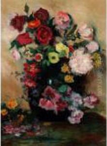 Still Life With Flowers by Luis Graner Arrufi