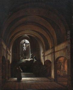 Moine En Priere by Francois-Marius Granet