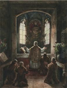 Franciscans Hearing Mass