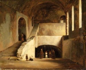 Interieur by Francois-Marius Granet
