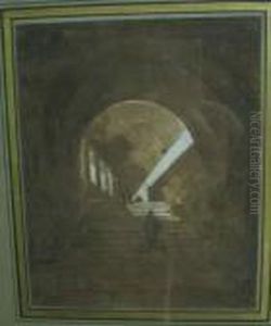Escalier Sous Les Voutes by Francois-Marius Granet