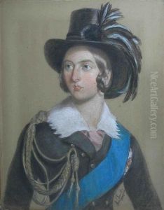 Half-length Portrait Of A Lady, Believed To Be Queen Victoria Half-length Portrait Of A Lady, Believed To Be Queen Victoria