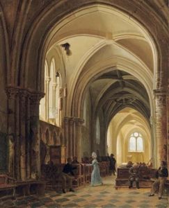 In A Sunlit Church In A Sunlit Church