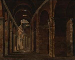 Property From The Estate Of
Professor Frank Anderson Trapp, To Benefit The National Gallery Of Art
Acquisitions Fund
Interior Of The Colosseum, Rome by Francois-Marius Granet