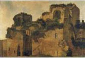 View Of Ruins by Francois-Marius Granet