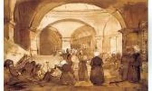 Religieuses Et Malades Dans Un Hospice A Versailles