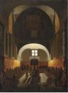 Interior Of The Choir In The Capuchin Church In Piazza Barberini, Rome