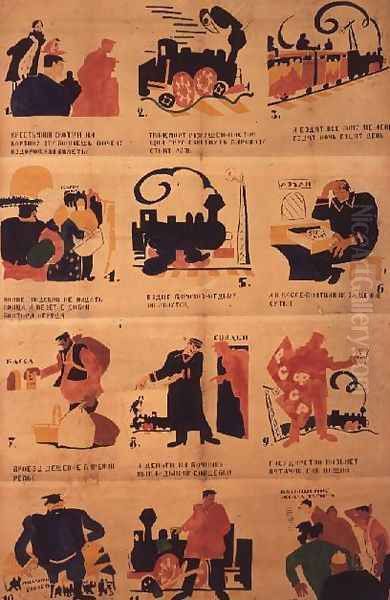 Russian Railway Advertisement, c.1921 - view 1