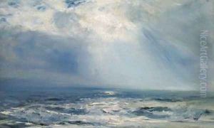 A Sunbeam over the Sea 1890 by Henry Moore