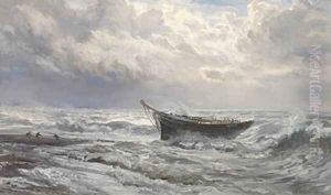 Stormy Seas 1874 by Henry Moore