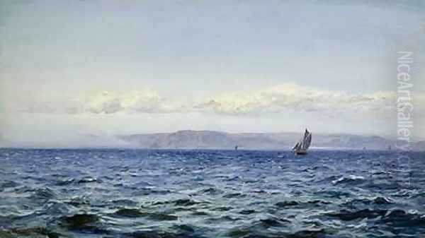 Light Breeze off Dodman at Mevagissey Cornwall 1881 - view 1