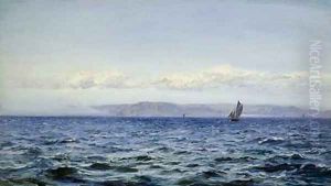 Light Breeze off Dodman at Mevagissey Cornwall 1881