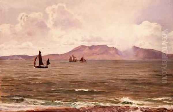 Fishing Boats off the Coast - view 1