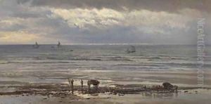 Kelp Gatherers - A Grey Morning 1874