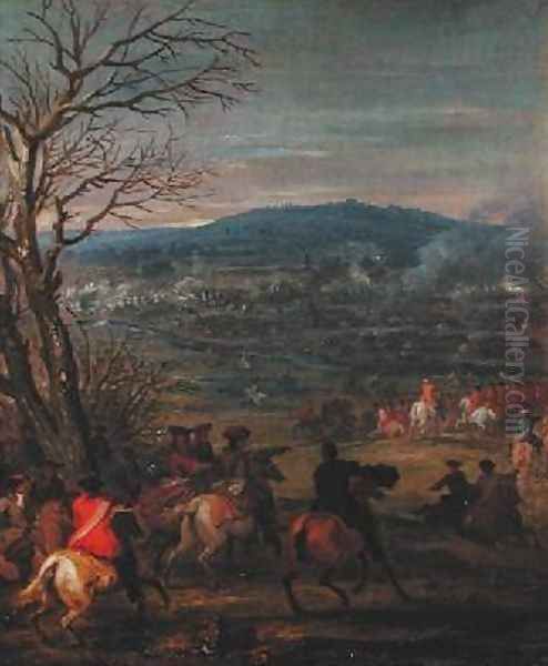 Louis XIV 1638-1715 in Battle near Mount Cassel 11th April 1677 1678 - view 1