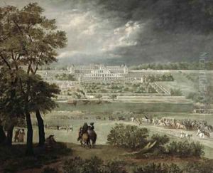 ChateauNeuf de St GermainenLaye in 1655 by Adam Frans van der Meulen